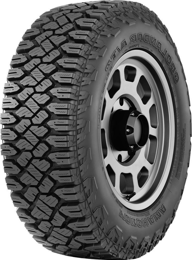Set of (2) New LT 215/85R16 Yokohama Geolandar A/T XD 115/112Q - Image 1