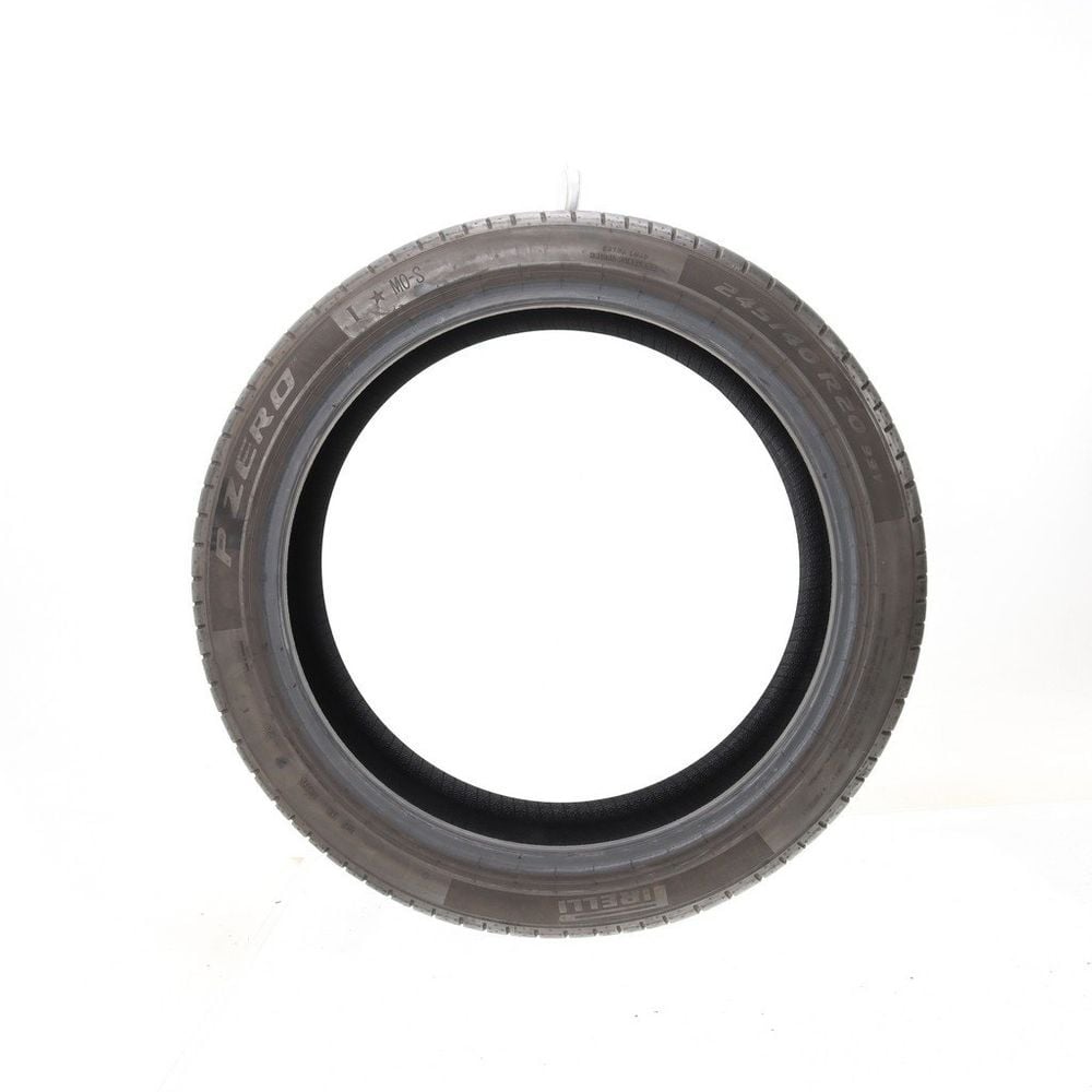 Set of (2) Used 245/40R20 Pirelli P Zero PZ4 I MO-S PNCS 99Y - 7.5-8/32 - Image 3