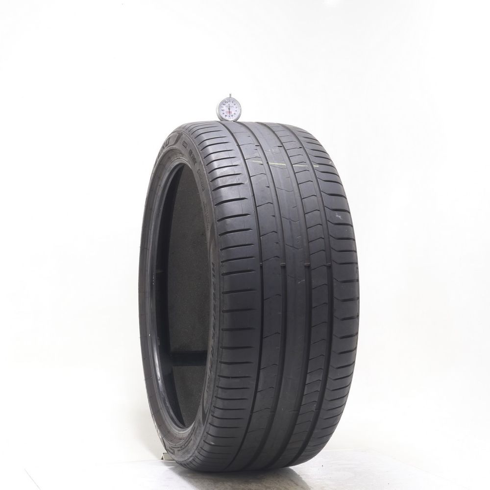 Set of (2) Used 265/35R21 Pirelli P Zero PZ4 LM1 Elect PNCS 103Y - 5.5-6.5/32 - Image 4
