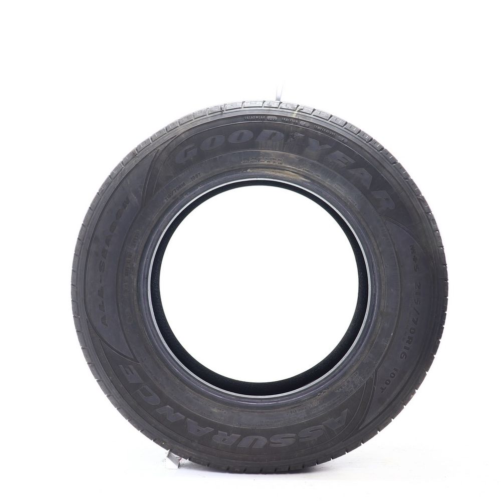 Set of (2) Used 215/70R16 Goodyear Assurance All-Season 100T - 6.5/32 - Image 3