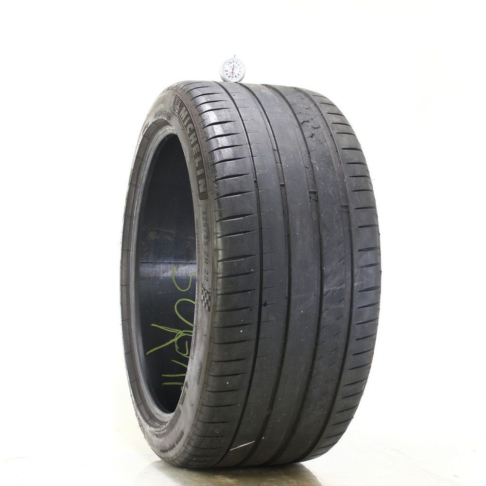 Set of (4) Used 325/35ZR22 Michelin Pilot Sport 4 S MO1 114Y - 7-8.5/32 - Image 1