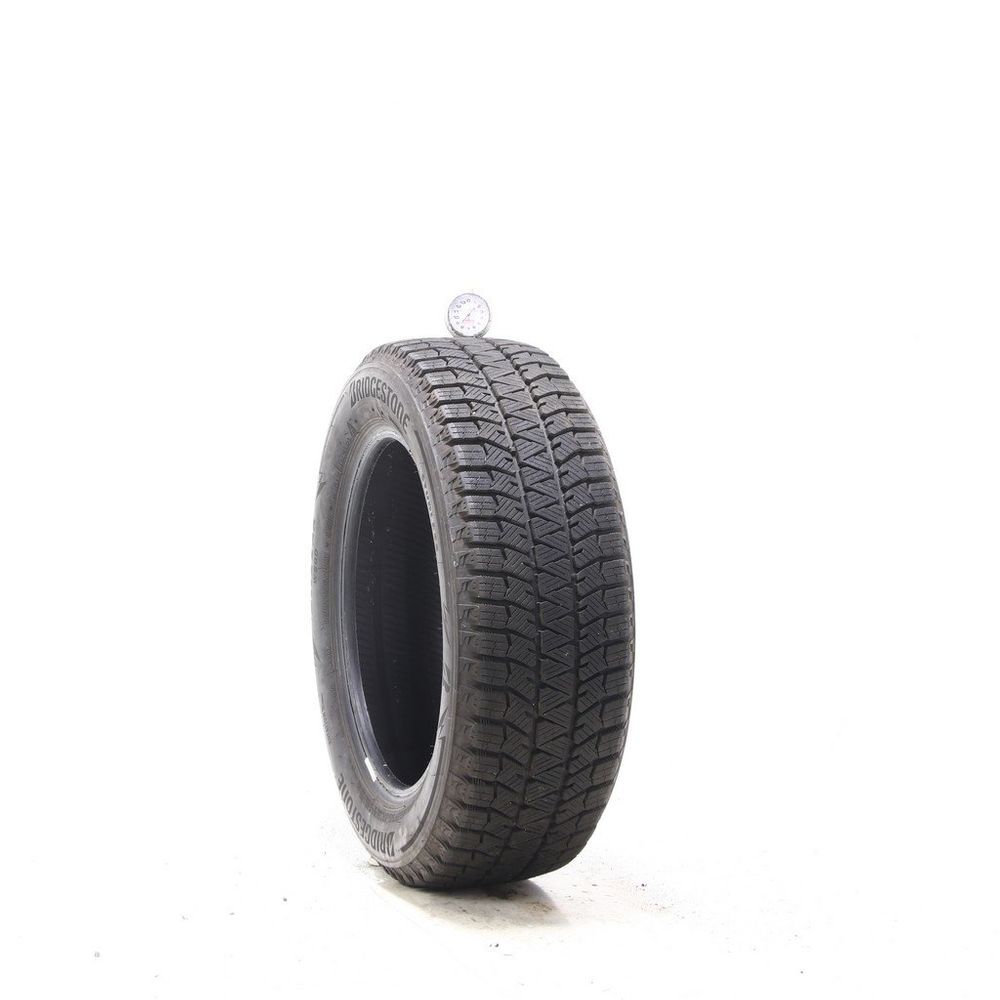 Set of (2) Used 185/60R15 Bridgestone Blizzak WS90 Studless 84T - 8.5-9.5/32 - Image 1