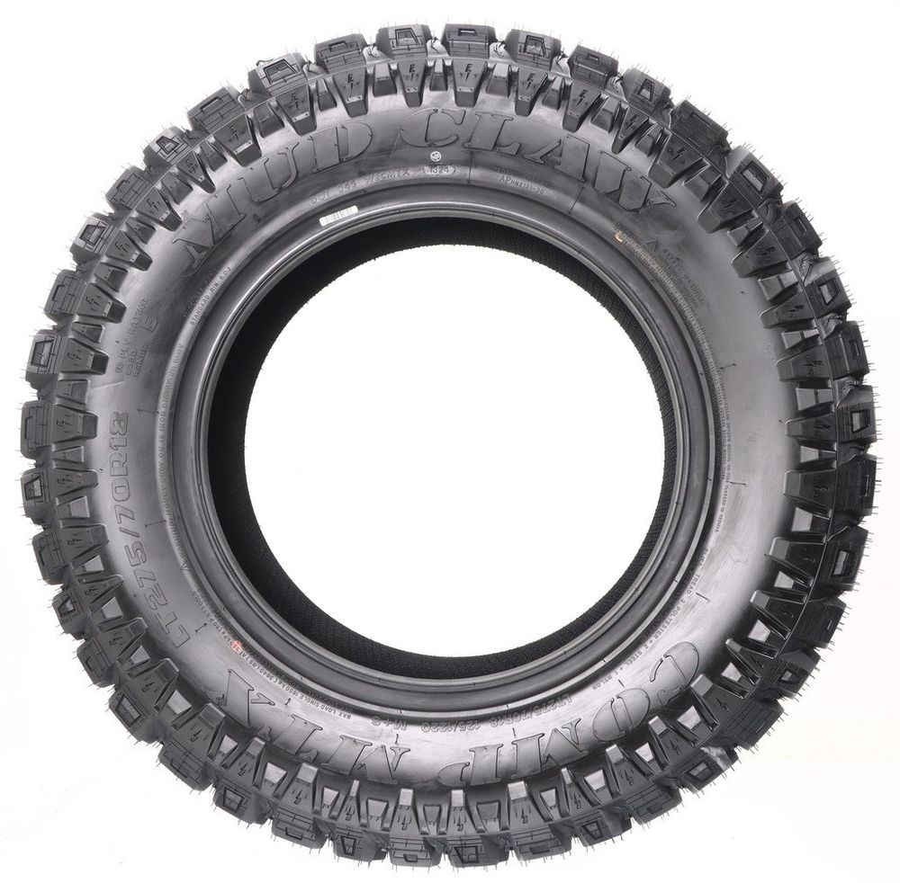 Set of (4) New LT 275/70R18 Mud Claw Comp MTX 125/122Q E - Image 3