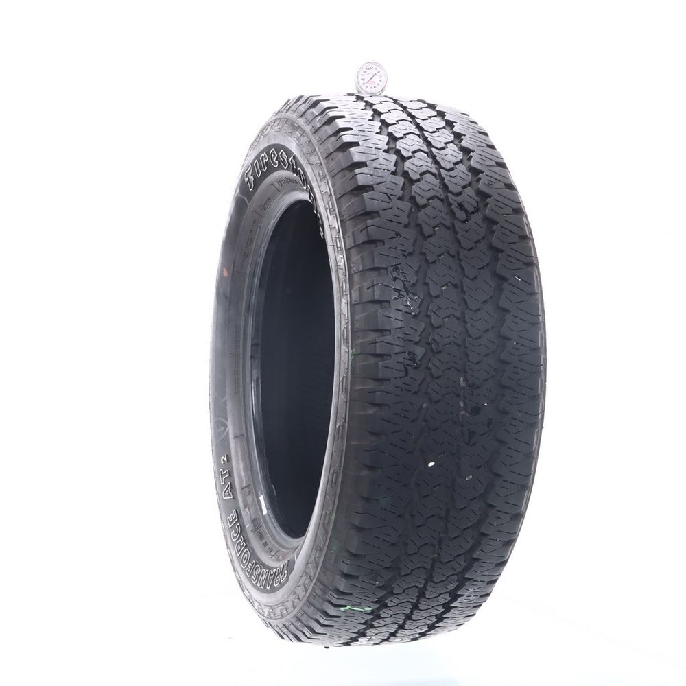 Set of (2) Used LT 285/60R20 Firestone Transforce AT2 125/122R E - 7-8. ...