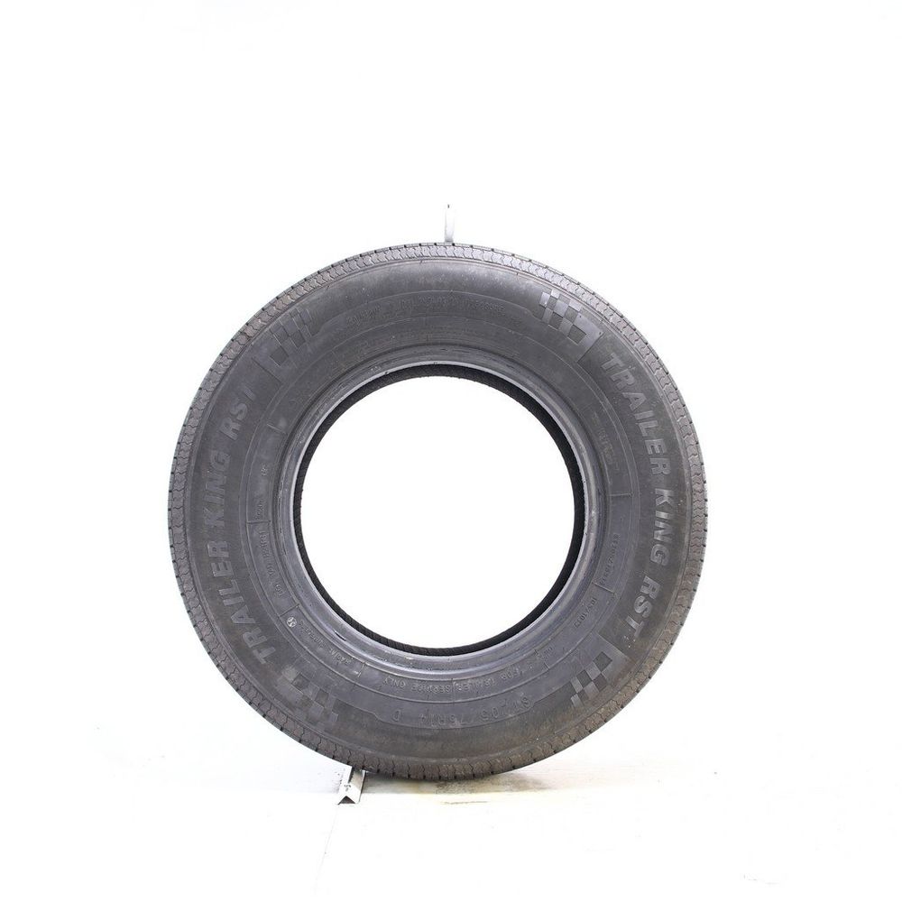 Set of (2) Used ST 205/75R14 Trailer King RST 105/101M D - 5.5-6.5/32 - Image 3
