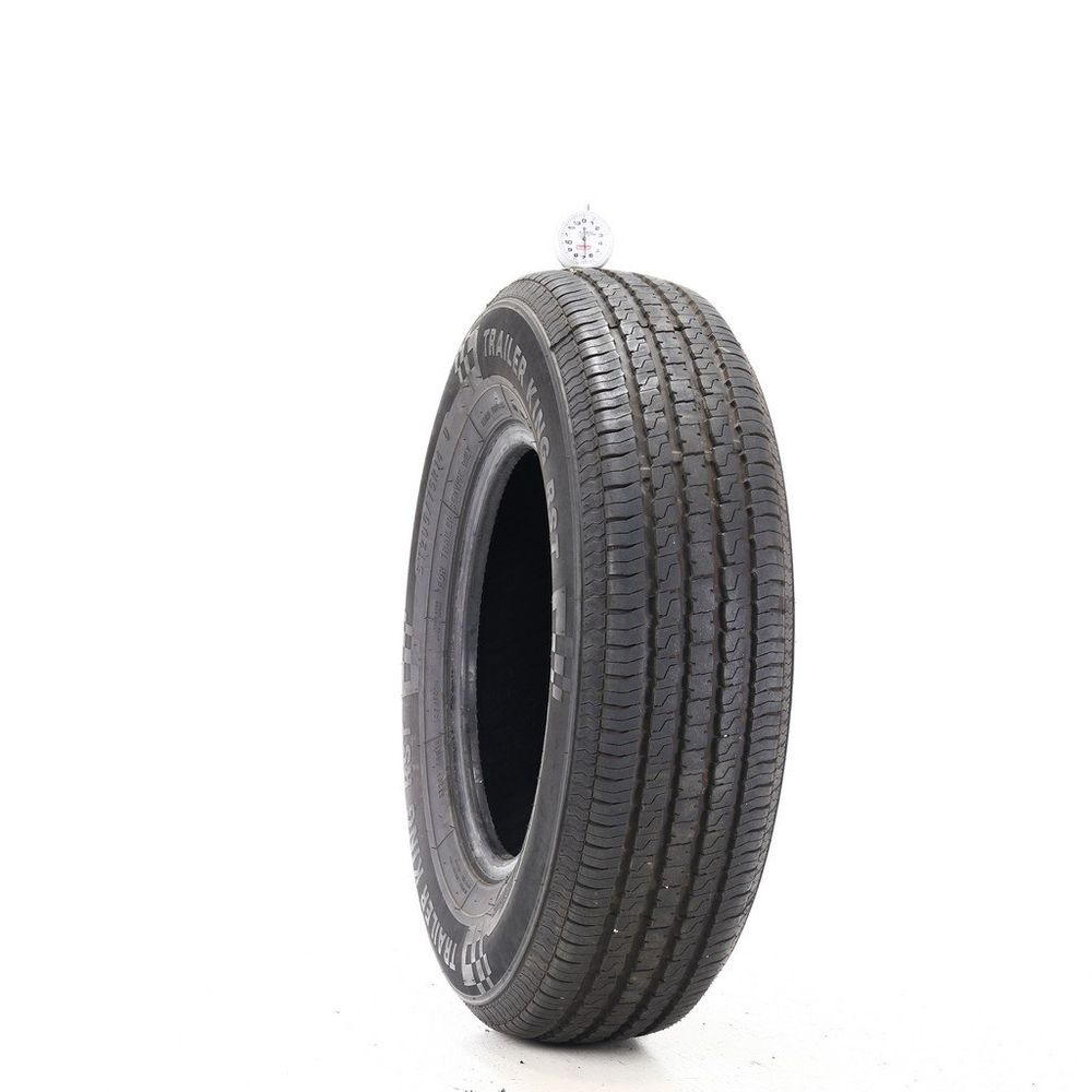 Set of (2) Used ST 205/75R14 Trailer King RST 105/101M D - 5.5-6.5/32 - Image 4