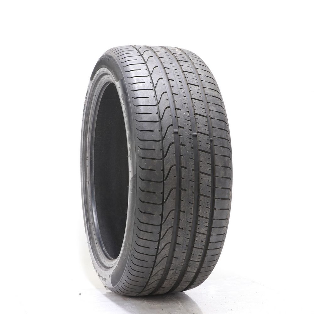 Set of (2) Driven Once 285/40ZR22 Pirelli P Zero B1 110Y - 10/32 - Image 1