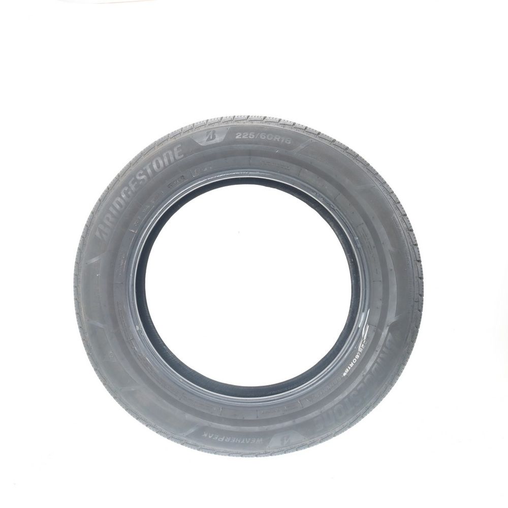 Set of (2) Driven Once 225/60R18 Bridgestone WeatherPeak 100H - 9-10/32 - Image 3
