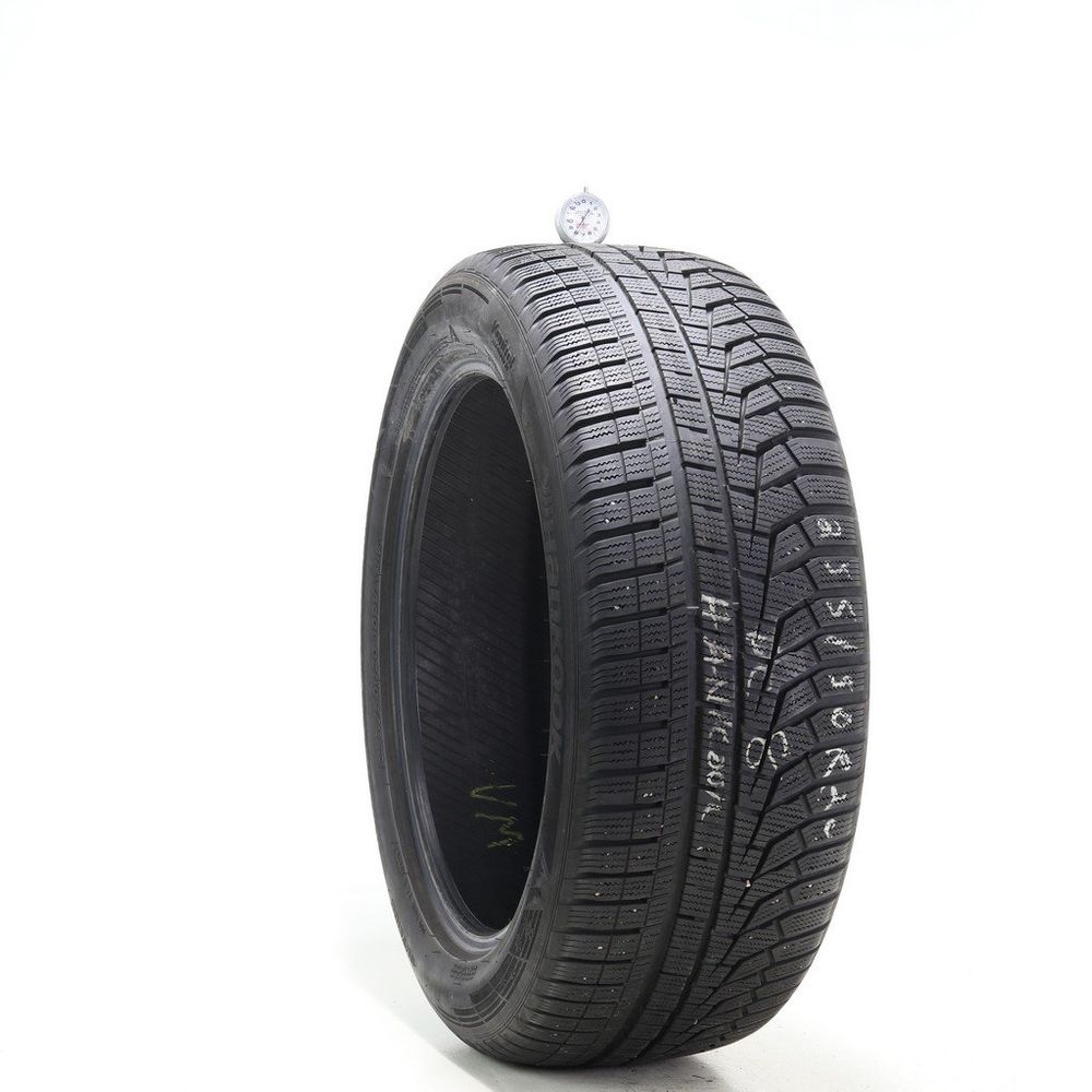Set of (2) Used 255/50R20 Hankook Winter iCept evo2 SUV (W320A) 109V - 8-9/32 - Image 1
