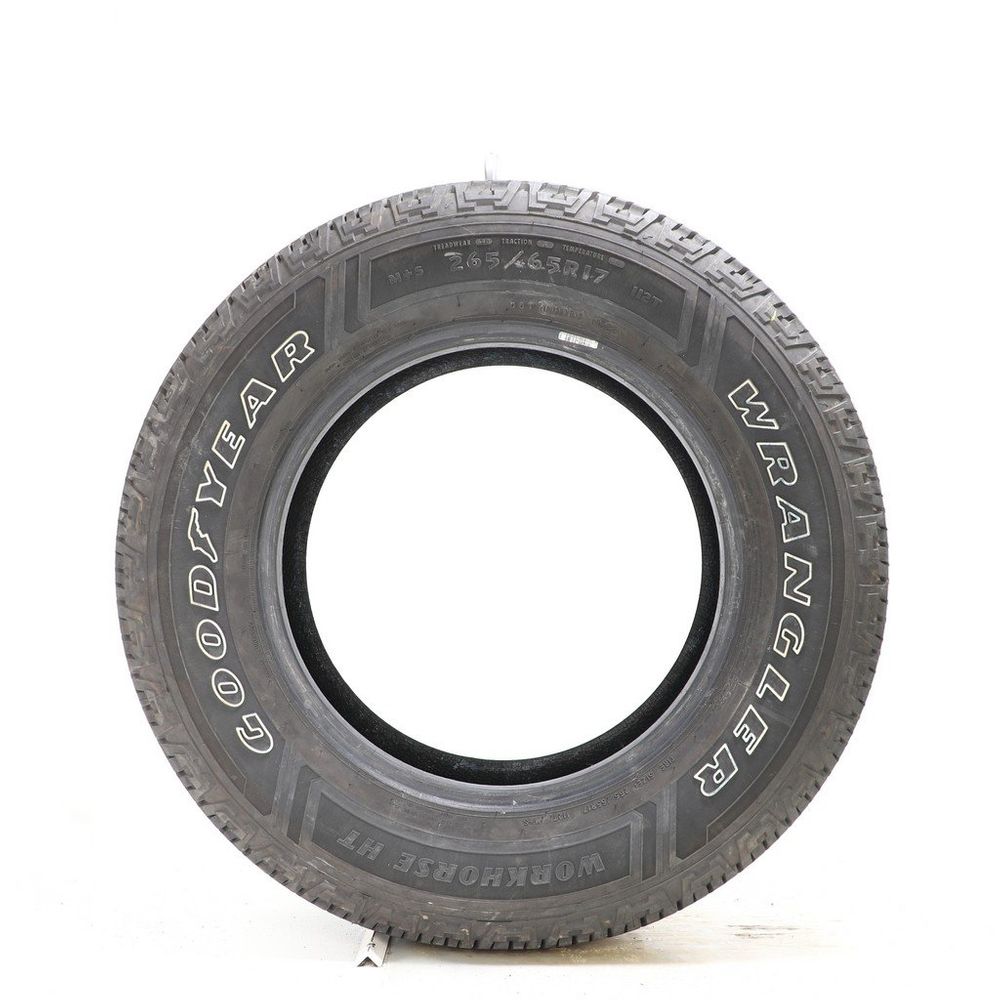 Set of (2) Used 265/65R17 Goodyear Wrangler Workhorse HT 112T - 10.5-11.5/32 - Image 3