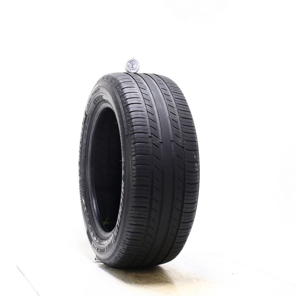 Set of (2) Used 235/55R17 Michelin Premier A/S 99H - 6.5-7/32 - Image 1