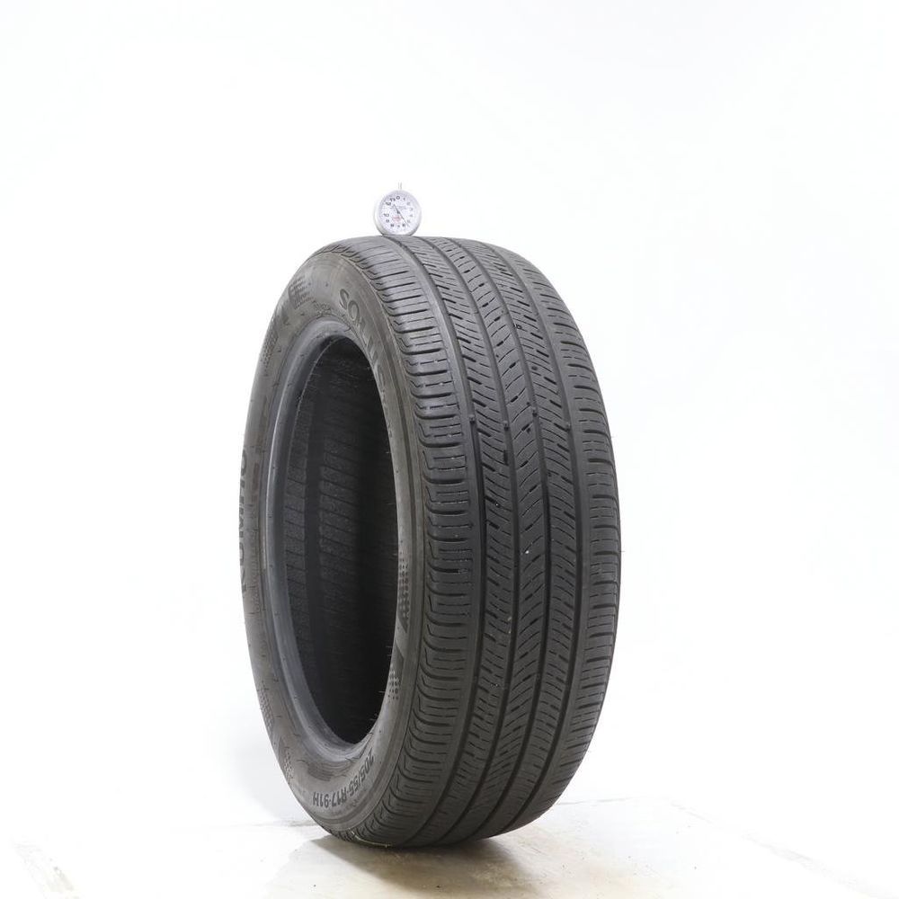 Set of (2) Used 205/55R17 Kumho Solus TA31 91H - 5.5-6.5/32 - Image 1