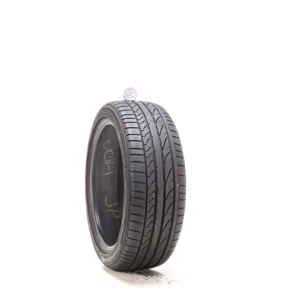 Set of (2) Used 205/45R17 Bridgestone Potenza RE050A 84W - 9/32 - Image 1