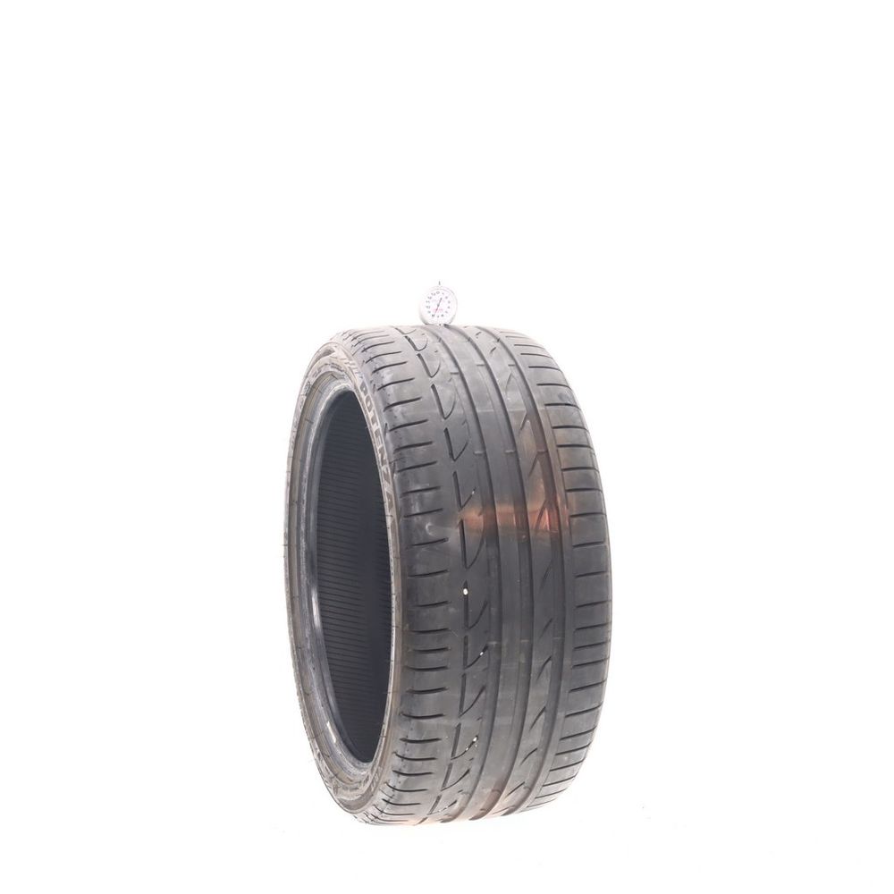 Set of (2) Used 245/35R18 Bridgestone Potenza S001 RFT 88Y - 6.5-7.5/32 - Image 4
