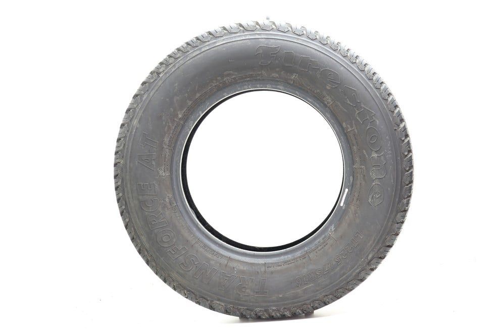 Set of (2) Used LT 225/75R16 Firestone Transforce AT 115/112R E - 12.5-13.5/32 - Image 6