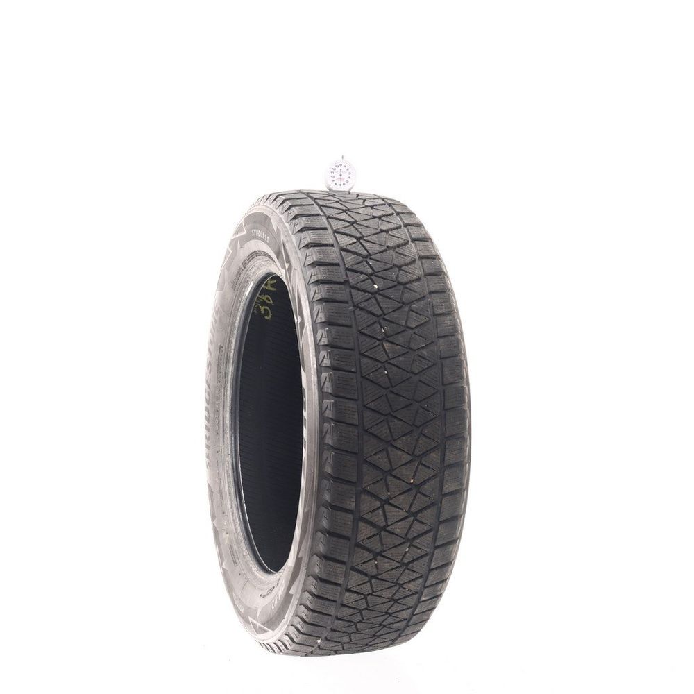 Set of (2) Used 225/60R18 Bridgestone Blizzak DM-V2 100S - 7-8/32 - Image 1