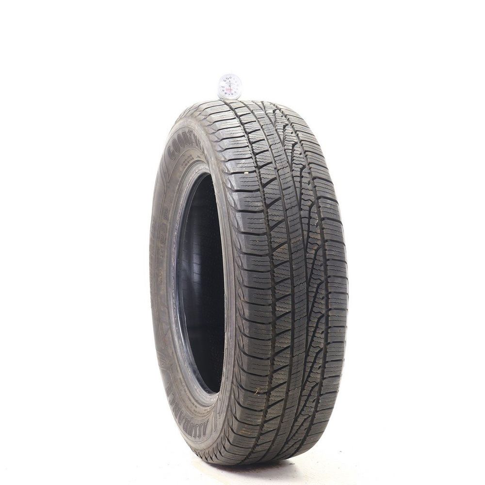 Set of (2) Used 205/65R16 Goodyear Assurance WeatherReady 95H - 6.5-7/32 - Image 1