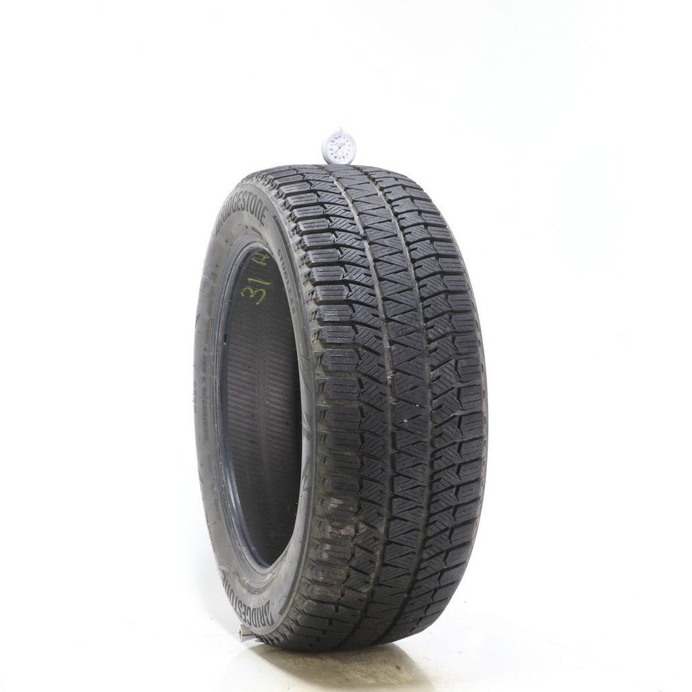 Set of (2) Used 225/55R18 Bridgestone Blizzak WS90 Studless 98H - 8.5/32 - Image 1