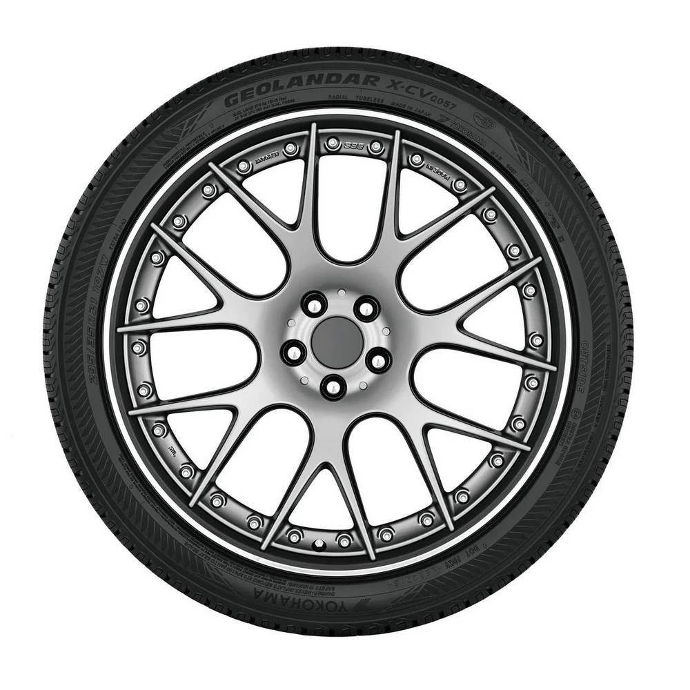 Set of (4) New 255/55R18 Yokohama Geolandar X-CV G057 109W - Image 2