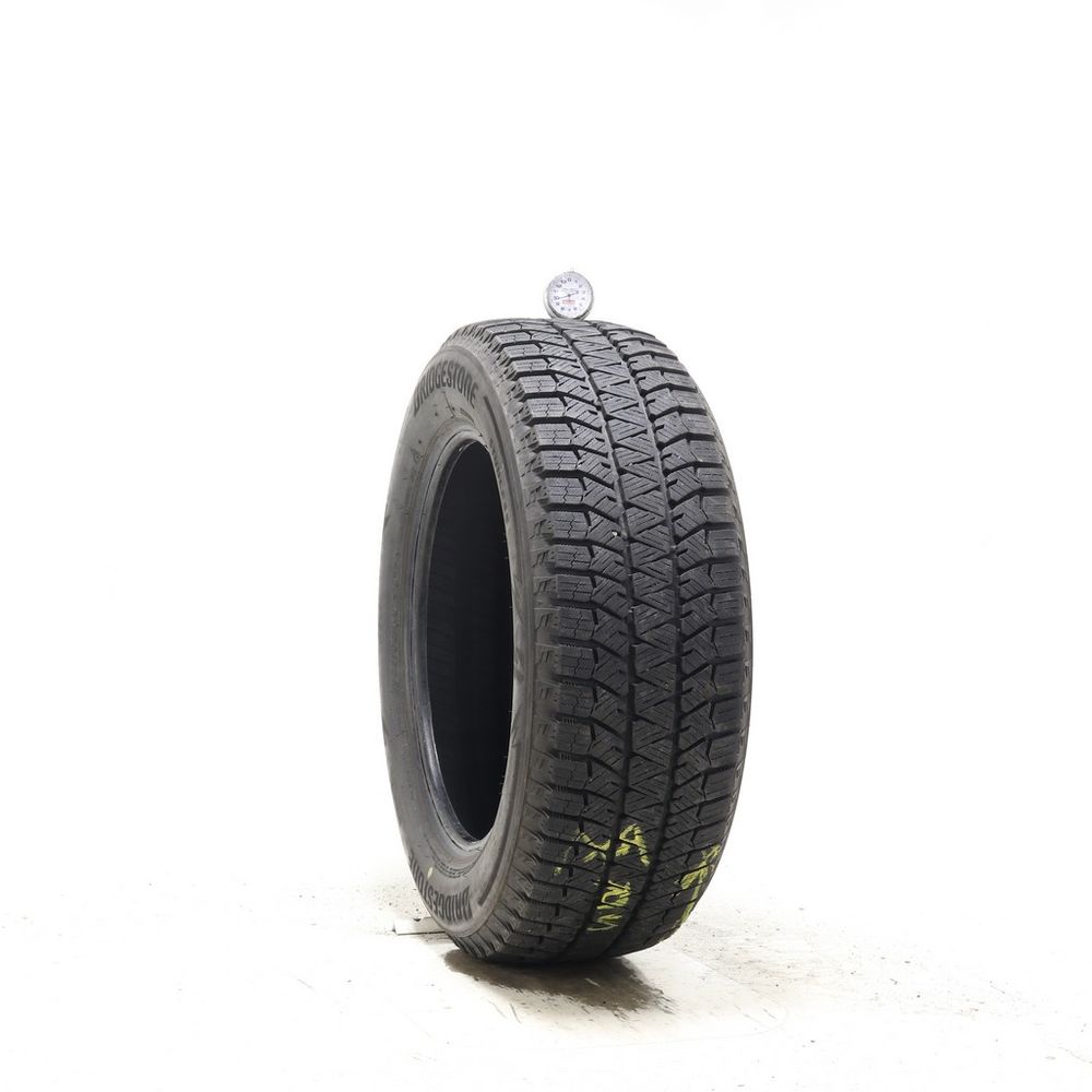 Set of (2) Used 205/60R16 Bridgestone Blizzak WS90 Studless 92H - 9.5-10.5/32 - Image 1