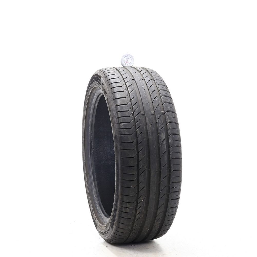 Set of (4) Used 225/45R18 Continental ContiSportContact 5 95Y - 8/32 - Image 1