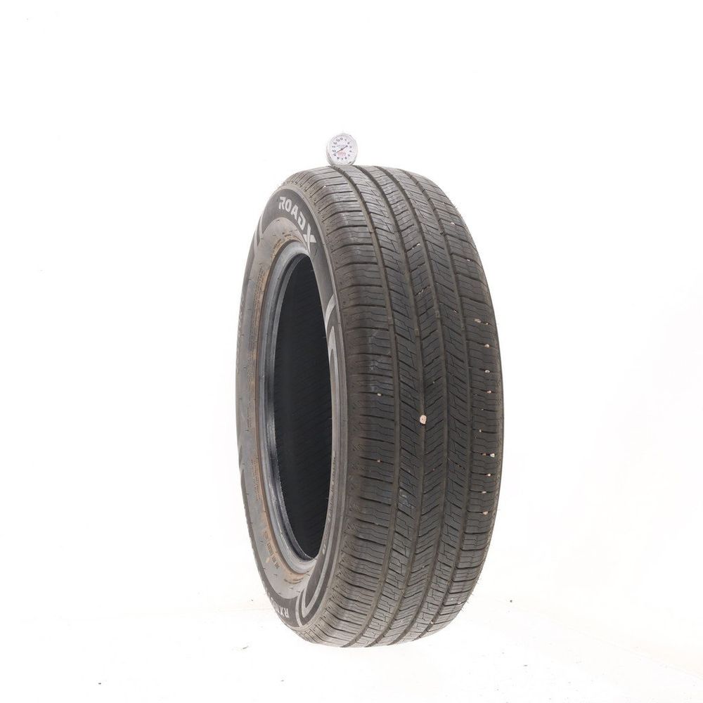 Set of (2) Used 225/60R18 RoadX RXMotion SUV UX01 100H - 9/32 - Image 1