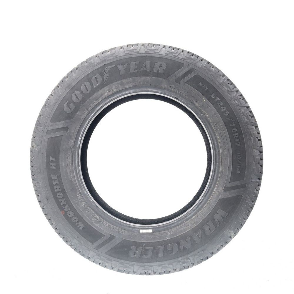 Set of (2) Driven Once LT 245/70R17 Goodyear Wrangler Workhorse HT 119/116R E - 15/32 - Image 3