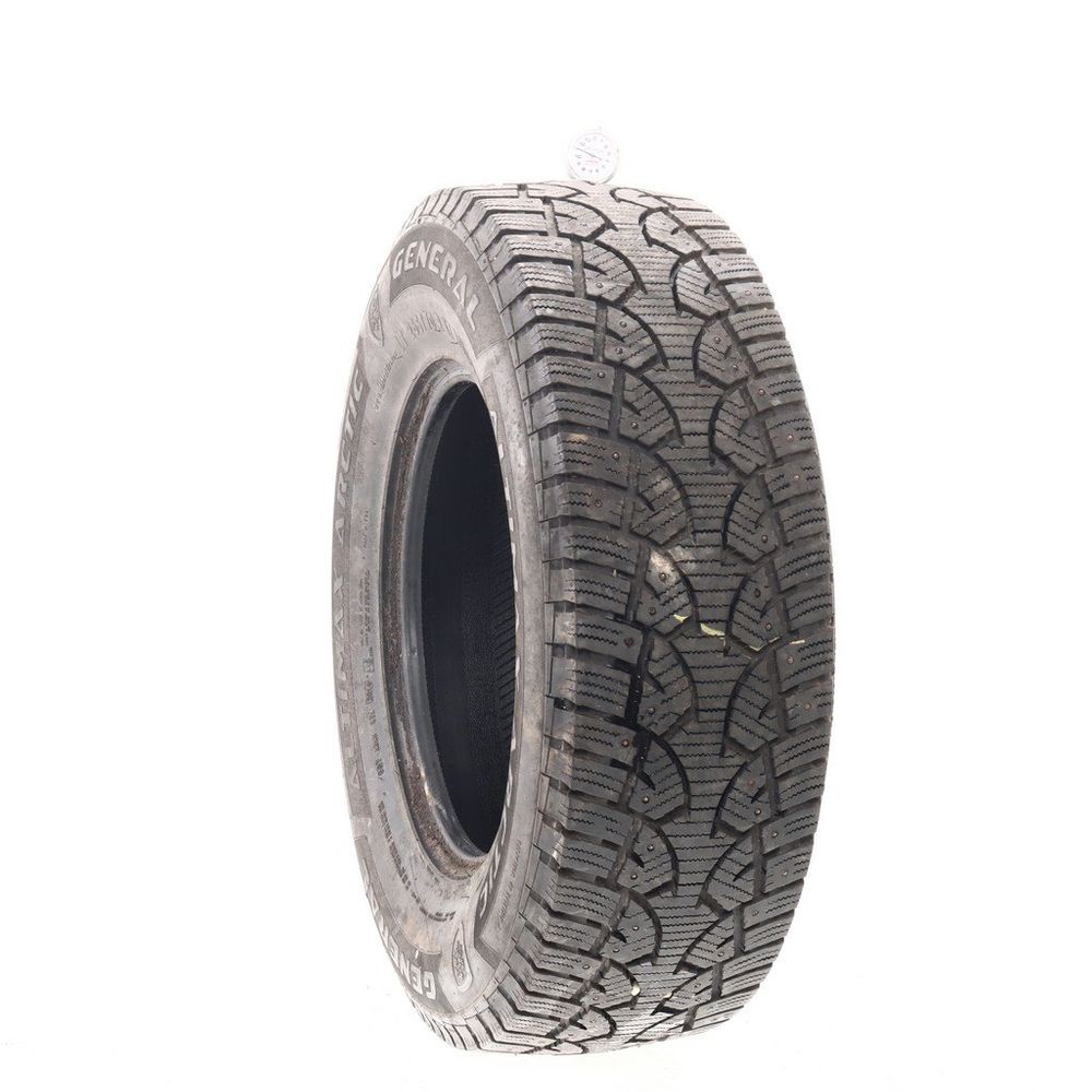 Set of (2) Used LT 265/70R17 General Altimax Arctic Studded 121/118Q E - 11-11.5/32 - Image 1