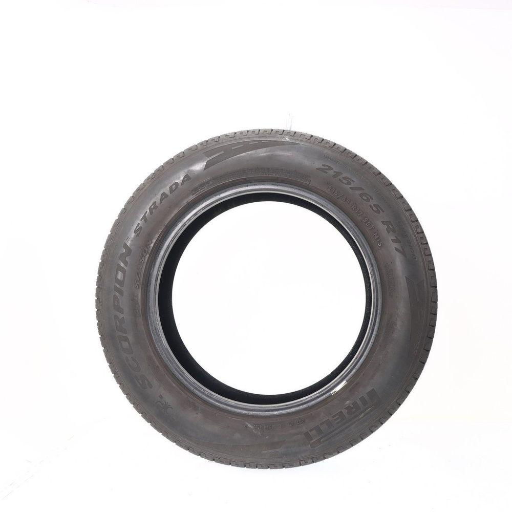 Set of (2) Used 215/65R17 Pirelli Scorpion Strada 99T - 7.5-8/32 - Image 3