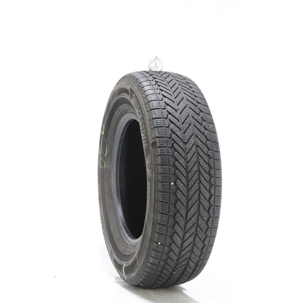 Set of (2) Used 235/70R16 Bridgestone WeatherPeak 106H - 6.5-8/32 - Image 1