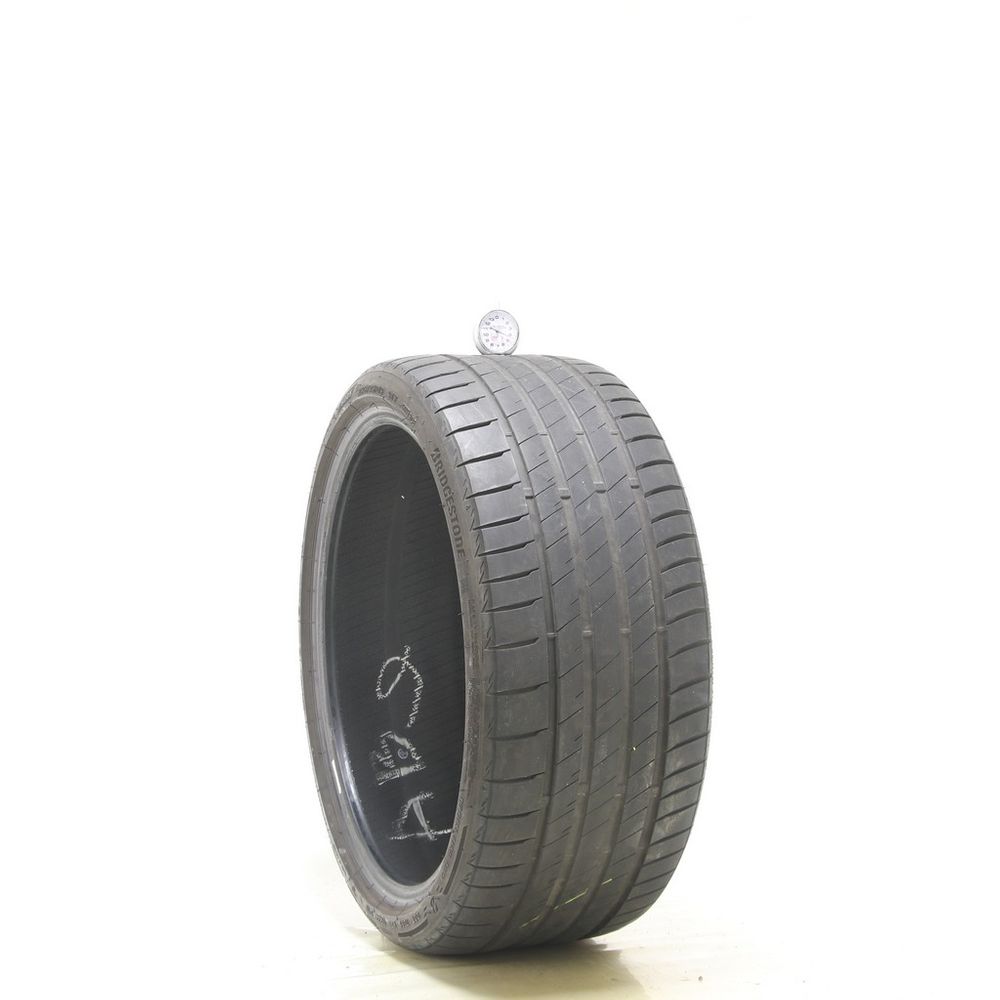 Set of (2) Used 235/35R19 Bridgestone Potenza S005 91Y - 4-4.5/32 - Image 1