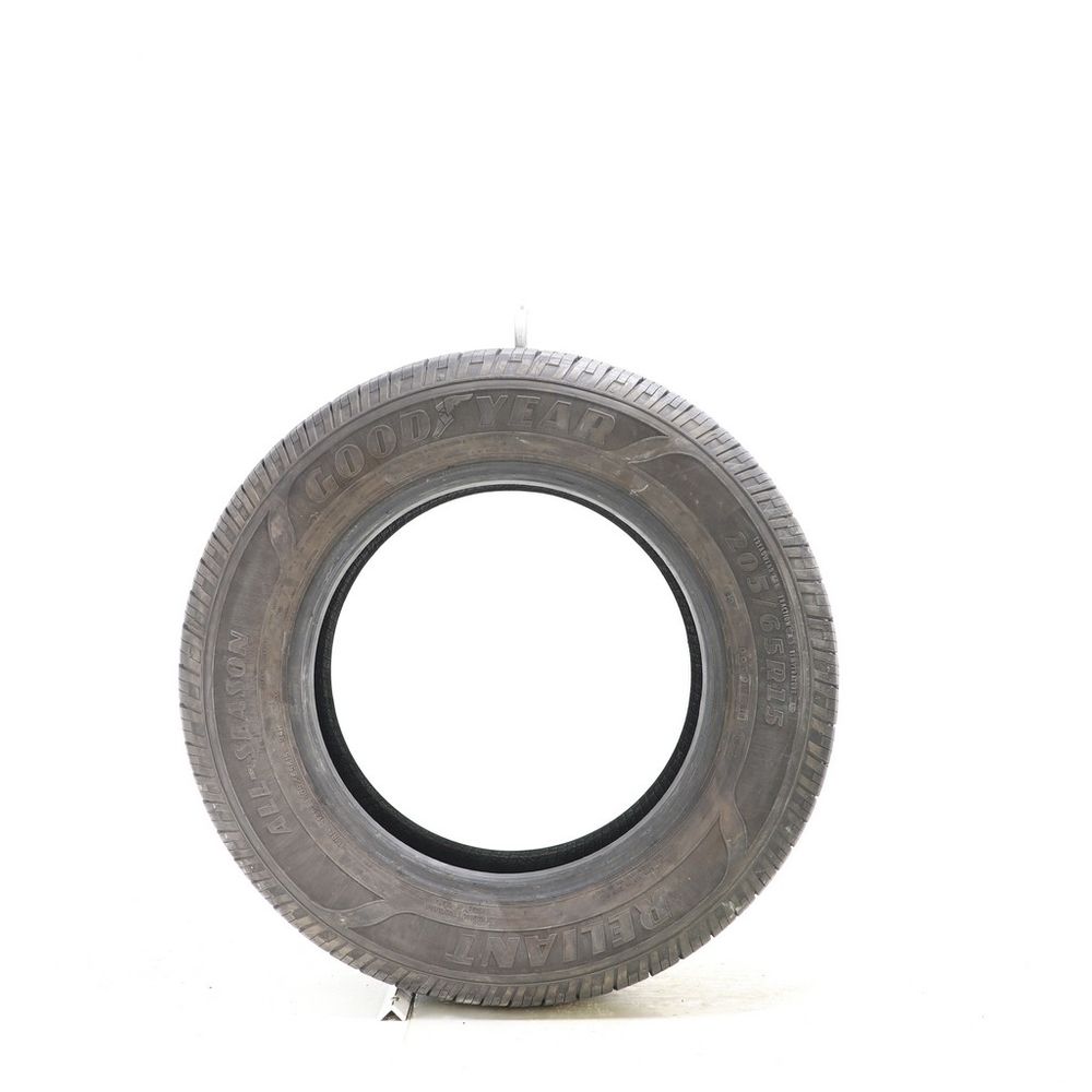 Set of (2) Used 205/65R15 Goodyear Reliant All-season 94H - 7.5-8.5/32 - Image 3