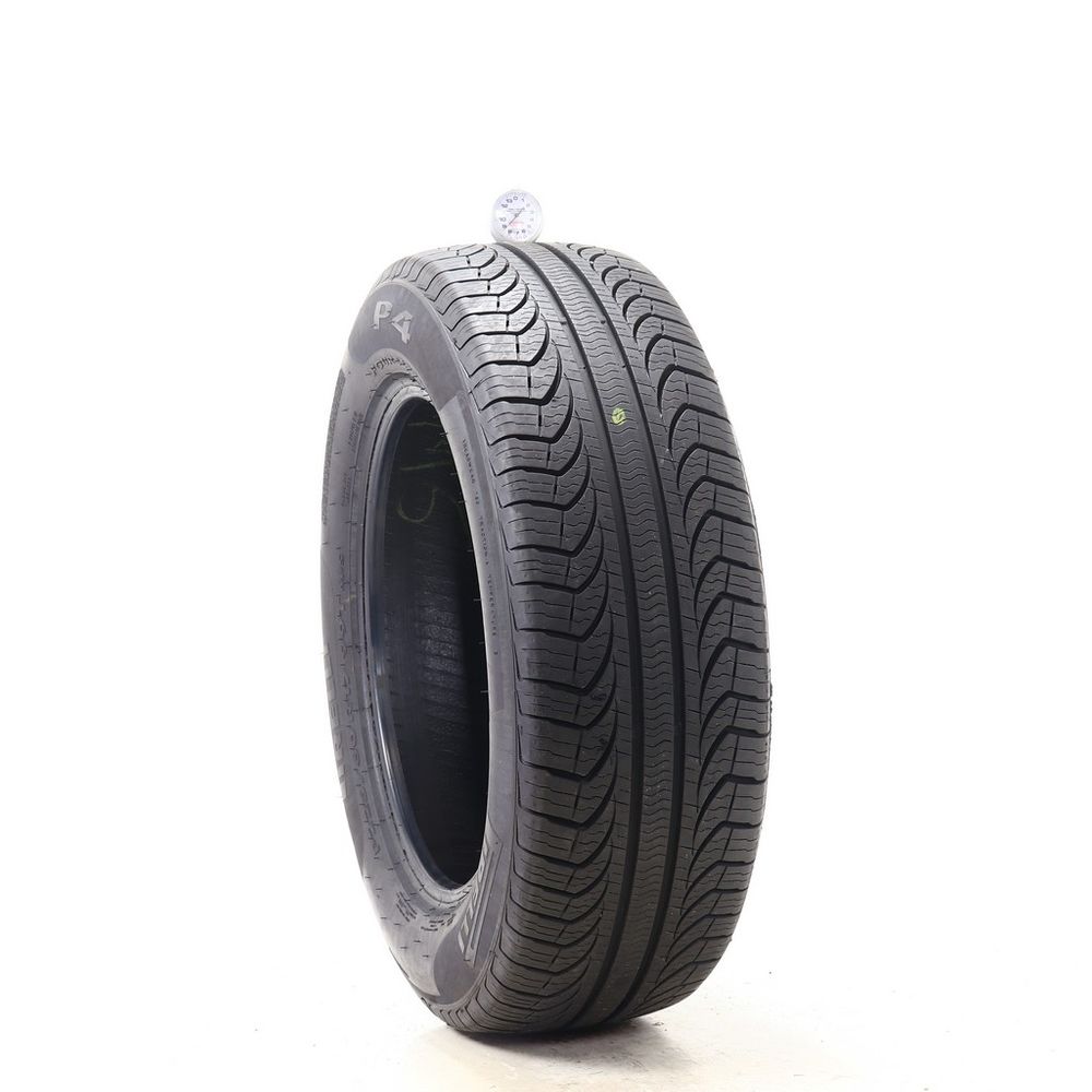 Set of (2) Used 225/60R17 Pirelli P4 Four Seasons Plus 99T - 8.5/32 - Image 1