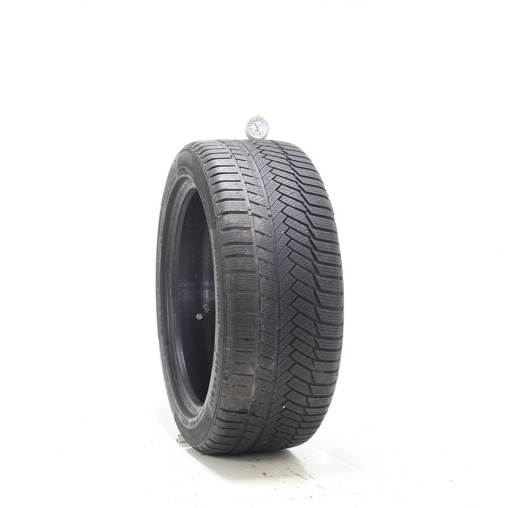 Used 245/45R18 Continental WinterContact TS850P SSR MOE 100V - 6/32 - Image 1