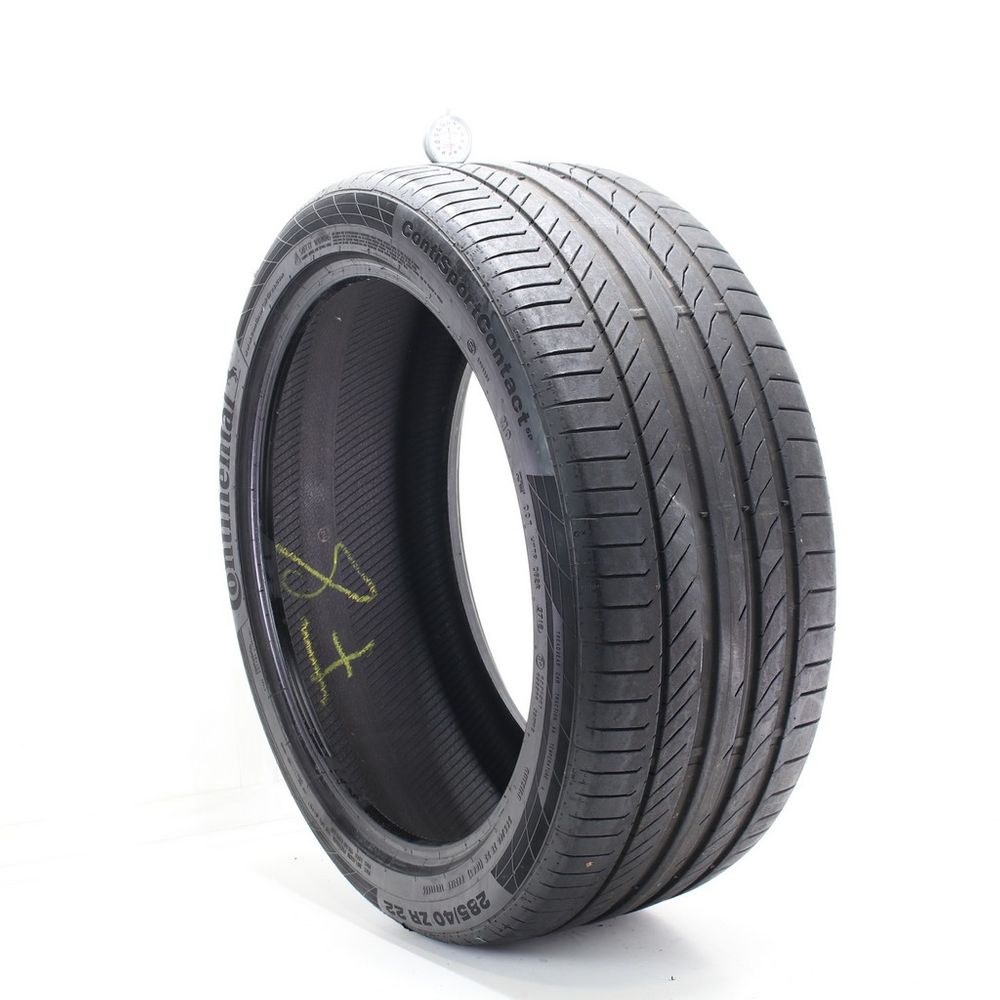 Used 285/40ZR22 Continental ContiSportContact 5P MO 106Y - 6.5/32 - Image 1