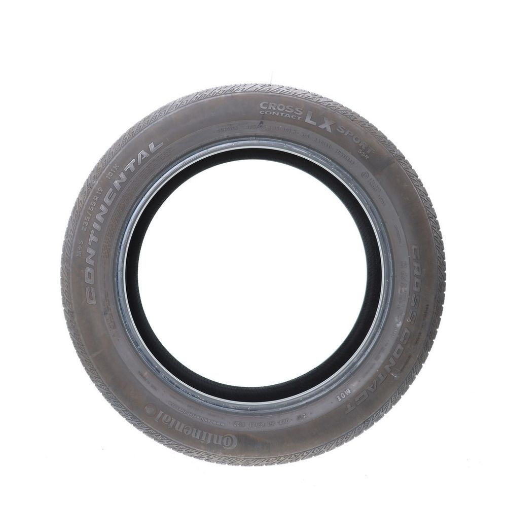 Set of (2) Used 235/55R19 Continental CrossContact LX Sport SSR MOE 101H - 6-6.5/32 - Image 3