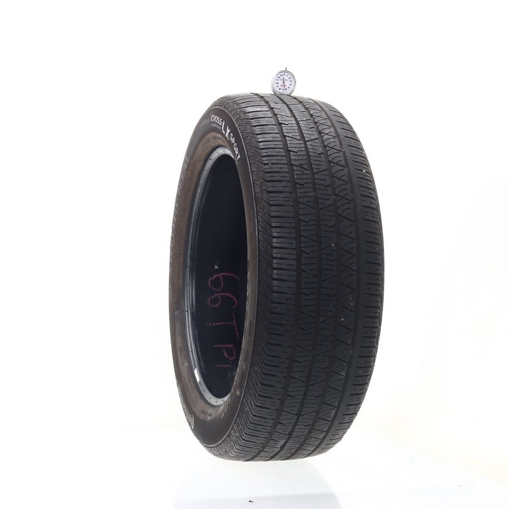 Set of (2) Used 235/55R19 Continental CrossContact LX Sport SSR MOE 101H - 6-6.5/32 - Image 4