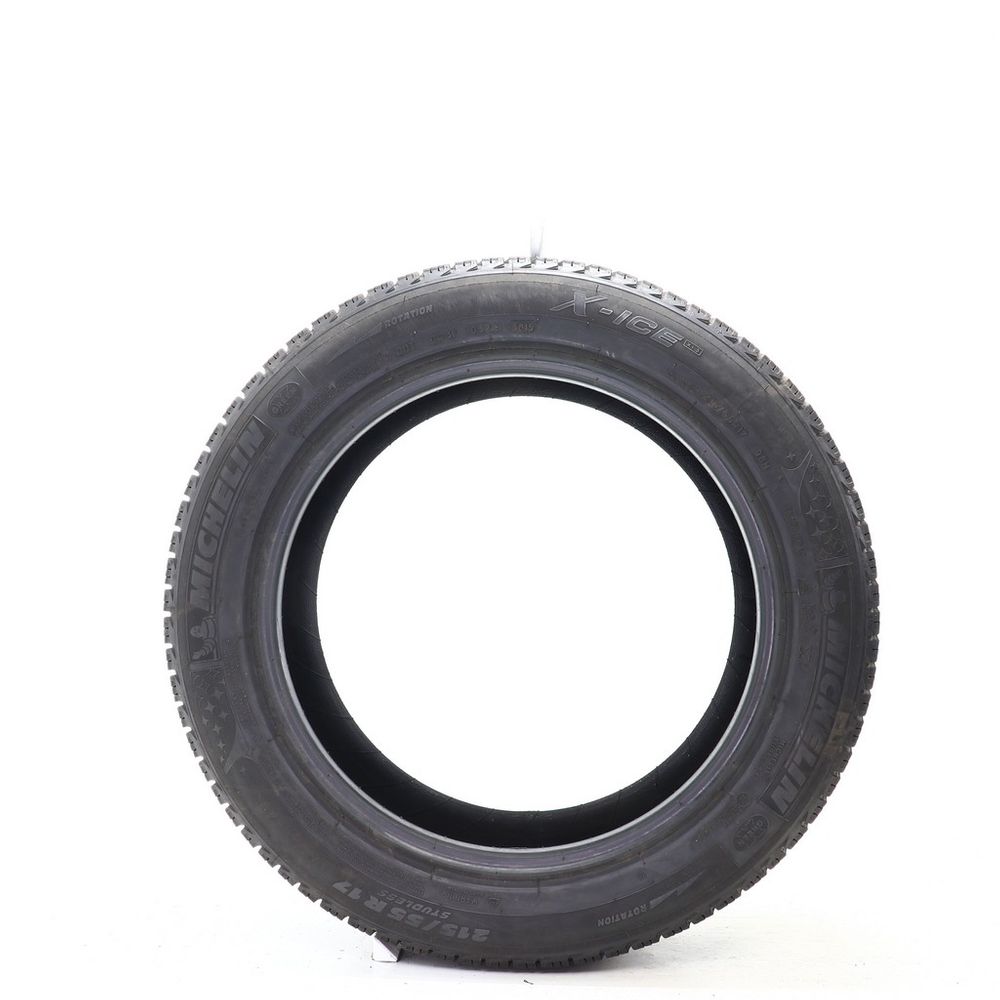 Set of (2) Used 215/55R17 Michelin X-Ice Xi3 98H - 8-8.5/32 - Image 6