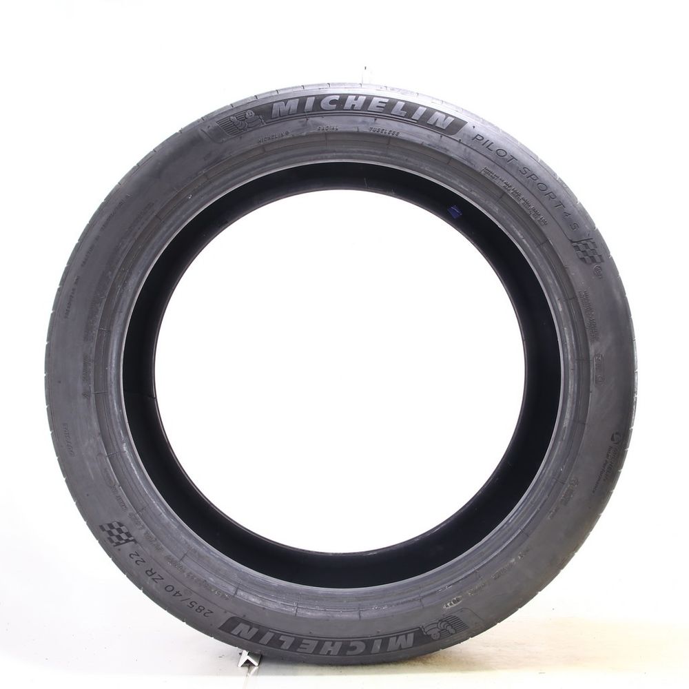 Set of (2) Used 285/40ZR22 Michelin Pilot Sport 4 S MO1 110Y - 5.5-7/32 - Image 6