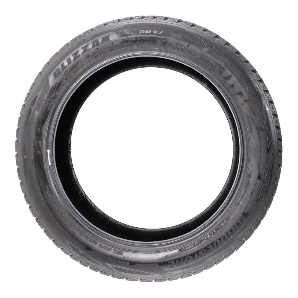 Set of (4) Used 235/55R20 Bridgestone Blizzak DM-V2 102T - 9/32 - Image 3