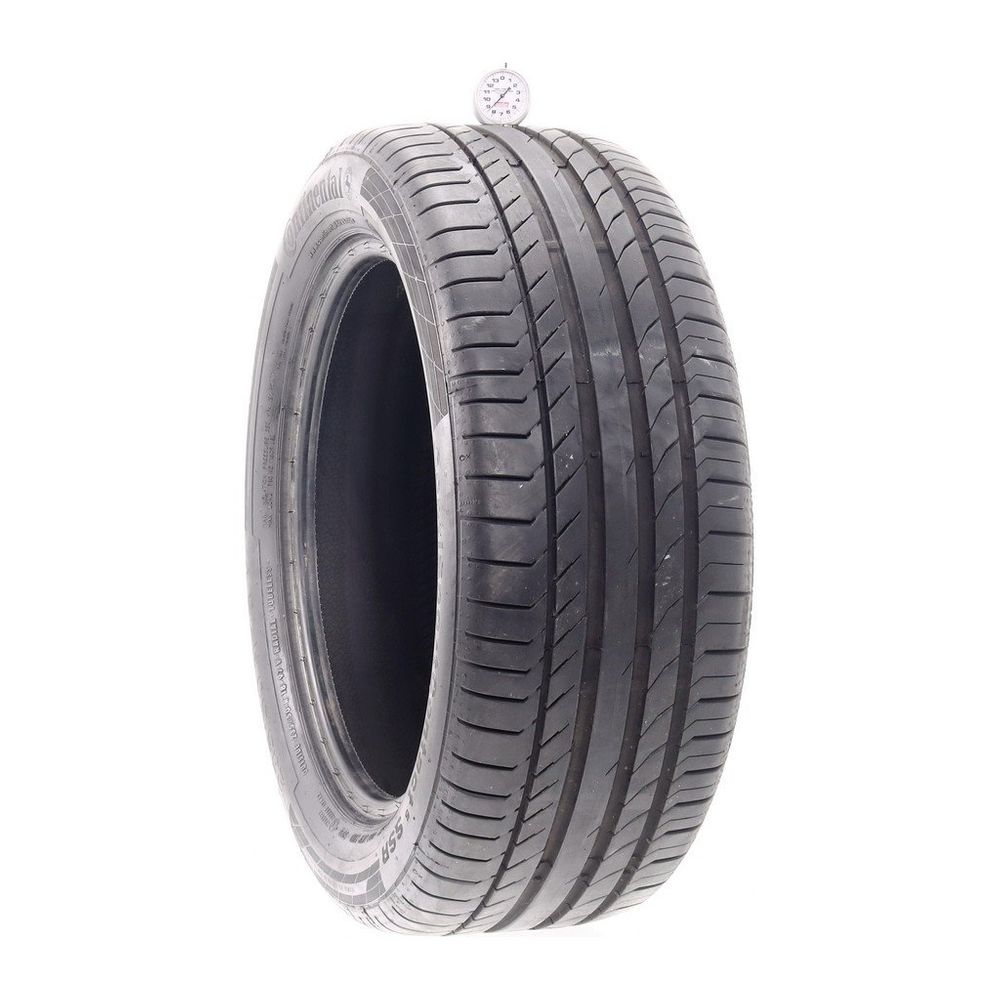 Set of (2) Used 235/50R18 Continental ContiSportContact 5 SUV SSR MOE 97V - 7.5-8.5/32 - Image 4