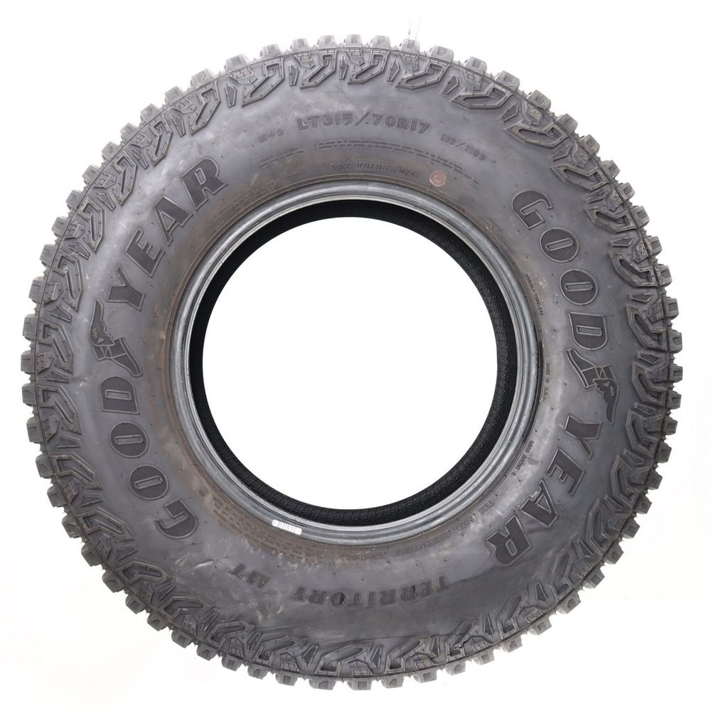 Set of (2) Used LT 315/70R17 Goodyear Wrangler Territory MT 113/110S E - 12-12.5/32 - Image 6