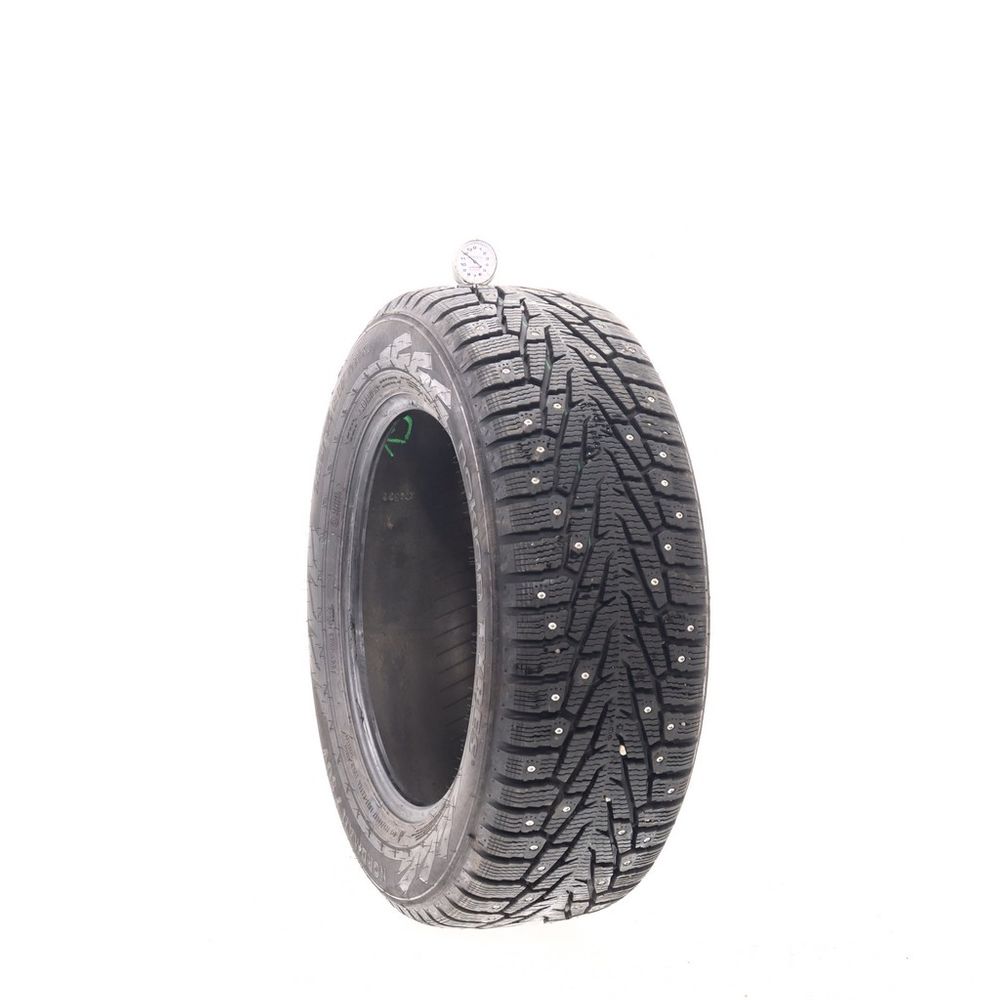 Set of (2) Used 225/60R17 Nokian Nordman 7 SUV Studded 103T - 11.5-12/32 - Image 4