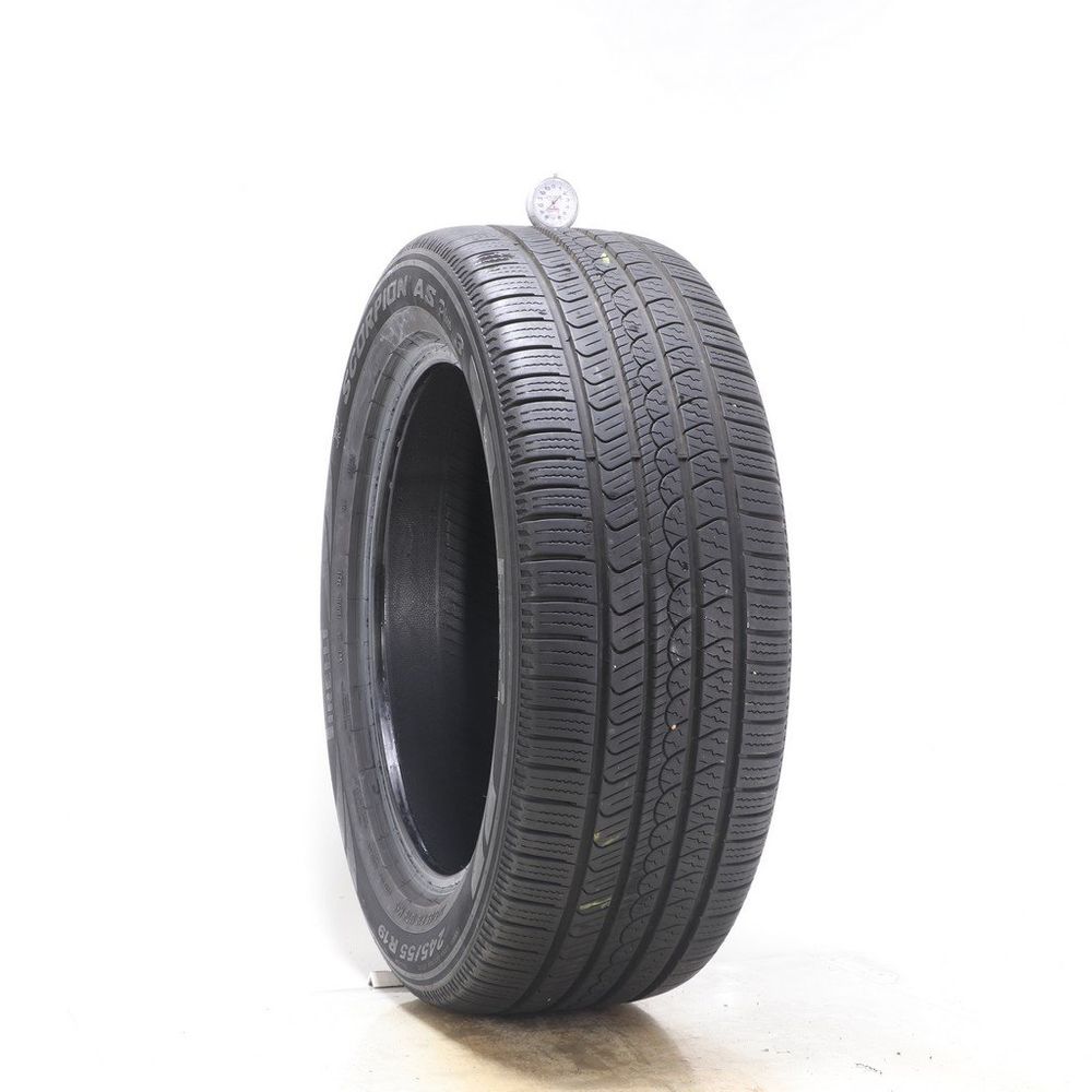 Set of (2) Used 245/55R19 Pirelli Scorpion AS Plus 3 107H - 8.5-9/32 - Image 1