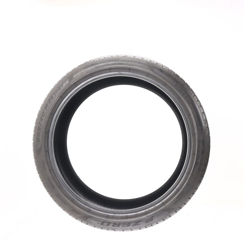 Set of (2) Used 255/40R21 Pirelli P Zero PZ4 R01 PNCS 102Y - 6-7/32 - Image 3