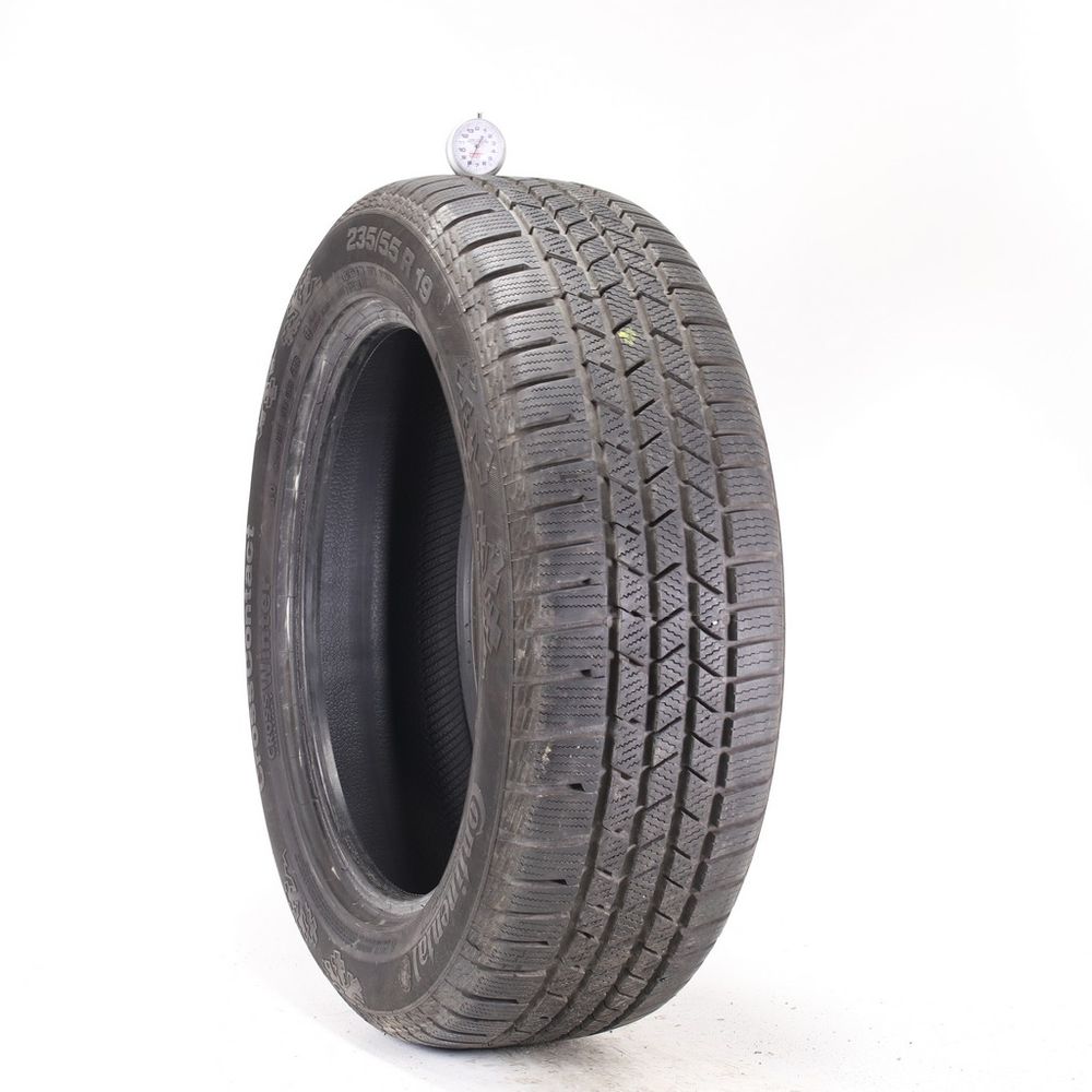 Set of (4) Used 235/55R19 Continental CrossContact Winter AO 101H - 6.5-8/32 - Image 4
