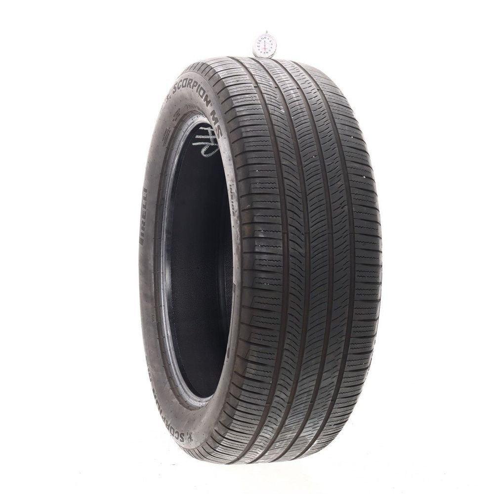 Set of (4) Used 275/50R22 Pirelli Scorpion MS RIV ELECT 116H - 6.5-7/32 - Image 1