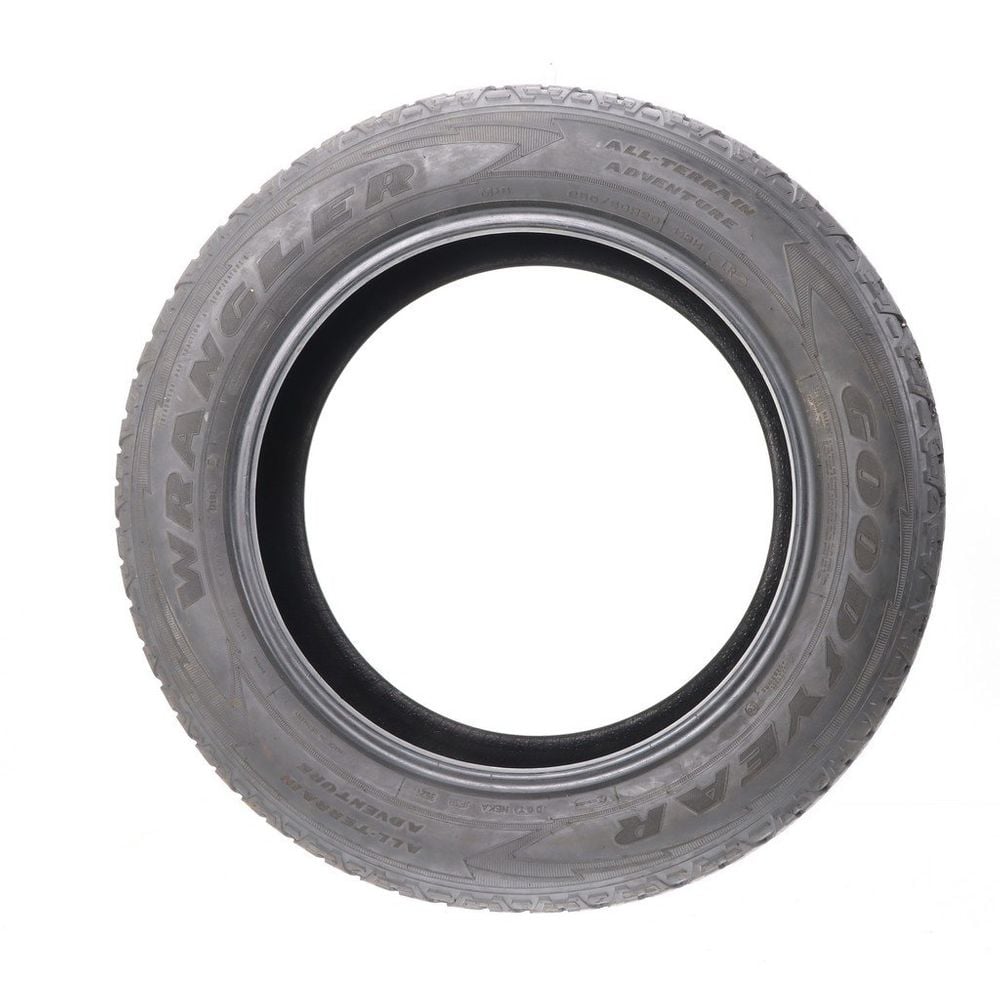 Set of (4) Used 255/60R20 Goodyear Wrangler All-Terrain Adventure LR 113H - 8-9.5/32 - Image 3