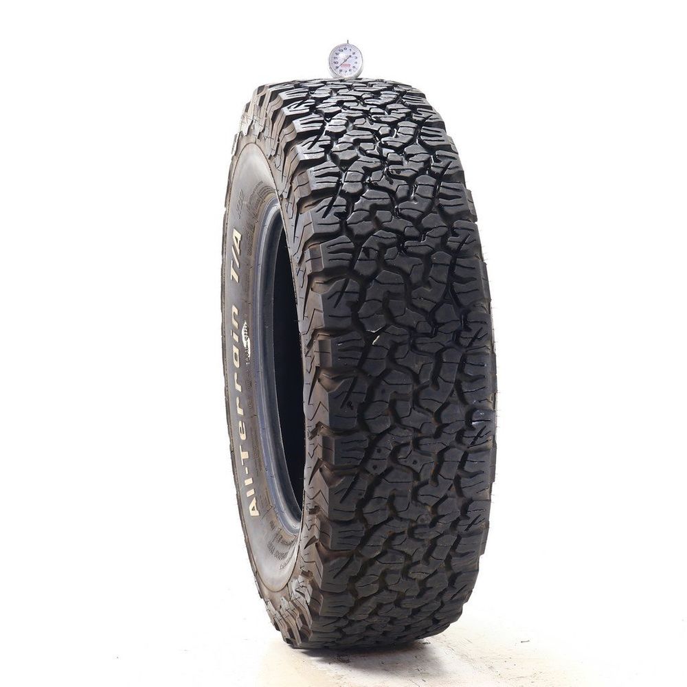 Set of (2) Used LT 245/75R17 BFGoodrich All-Terrain T/A KO2 121/118S - 8.5-10/32 - Image 1