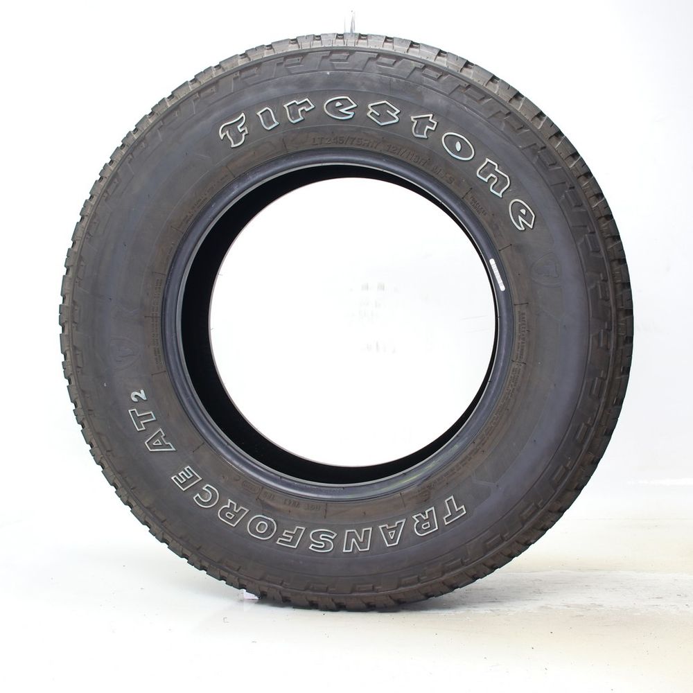 Set of (2) Used LT 245/75R17 Firestone Transforce AT2 121/118R E - 9-10/32 - Image 3